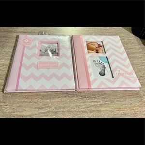 Lil a peach sweet girl ‘s set of 2 baby record books